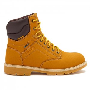 Botas De Trabajo Hi-Tec Axel 7 In Steel Puntera WP Hombre Tan | MX19-03