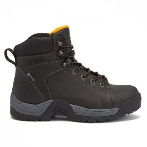 Botas De Trabajo Hi-Tec Trencher WP Hombre Negros | MX94-41