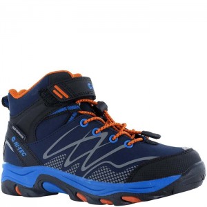 Botas Montaña Hi-Tec Blackout Mid Niños Azul Marino | MX87-65