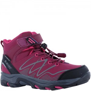 Botas Montaña Hi-Tec Blackout Mid Niños Rosas | MX32-45