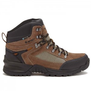 Botas Montaña Hi-Tec Inca Mid WP Hombre Marrom | MX75-84