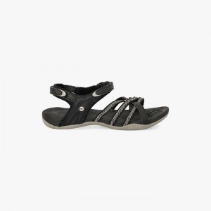 Sandalias Hi-Tec Savanna II Mujer Negros Grises | MX91-79