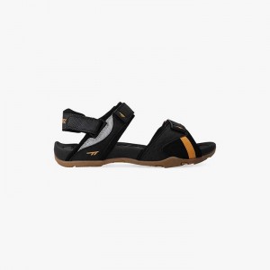 Sandalias Hi-Tec Ula Hombre Negros Dorados | MX82-29