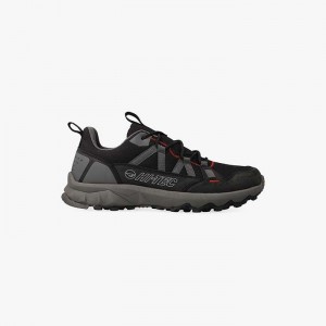 Tenis Para Trail Running Hi-Tec Bay Hombre Negros | MX01-01