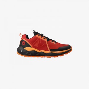 Tenis Para Trail Running Hi-Tec Geo-Trail Pro Hombre Rojos Negros | MX08-46