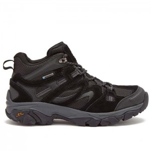 Tenis de Senderismo Hi-Tec Ravus Mid WP Hombre Negros | MX01-26