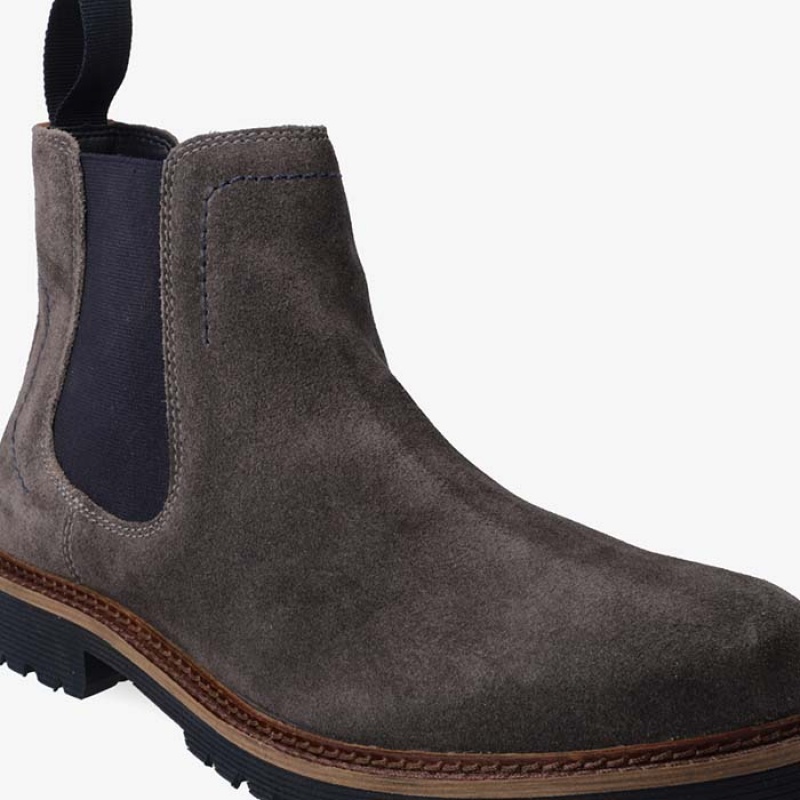 Botas Hi-Tec Expedition Chelsea Hombre Grises Azul Marino | MX37-97