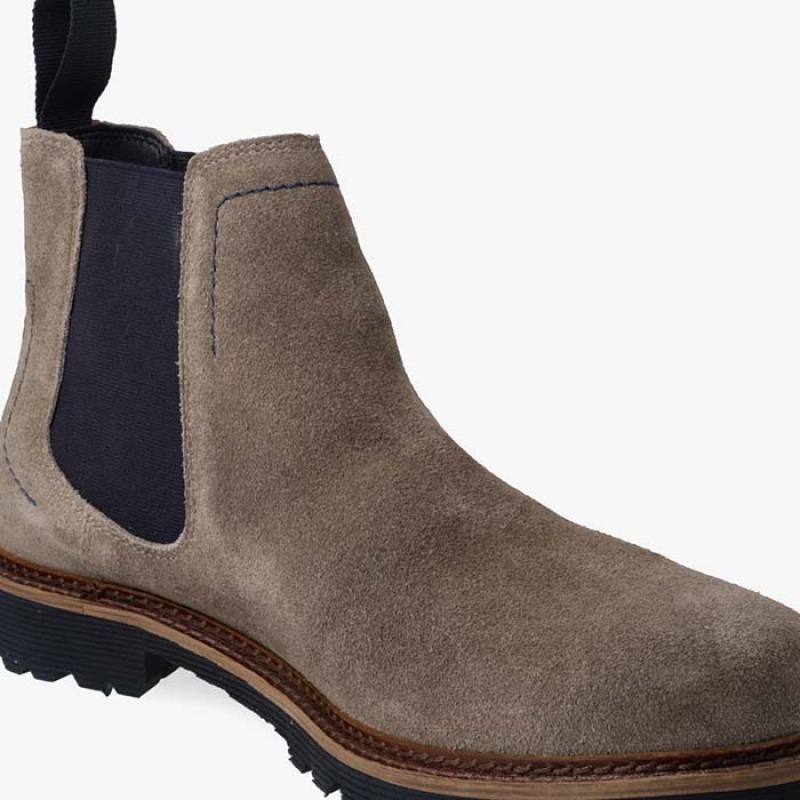 Botas Hi-Tec Expedition Chelsea Hombre Kaki Azul Marino | MX09-57