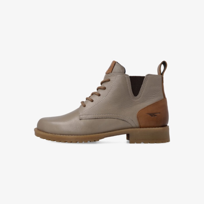 Botas Hi-Tec Namib Mid Encaje Mujer Taupe | MX97-07