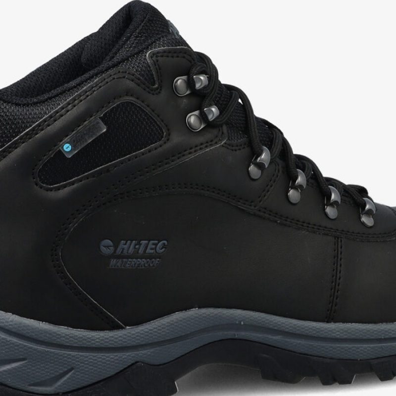 Botas Montaña Hi-Tec Altitude Base Camp Lite WP Hombre Negros | MX97-21