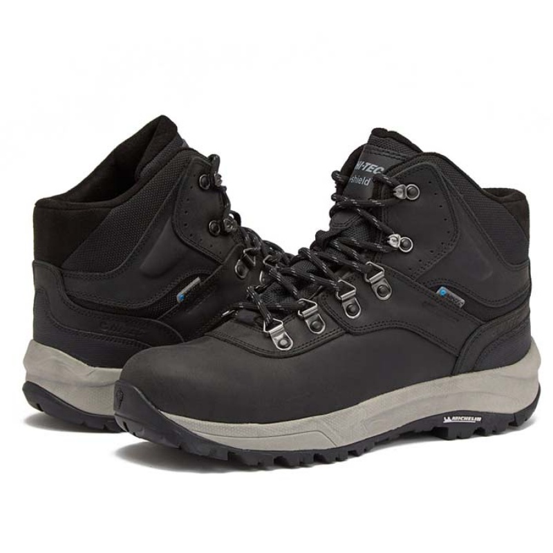 Botas Montaña Hi-Tec Altitude VI I WP Hombre Negros | MX83-67