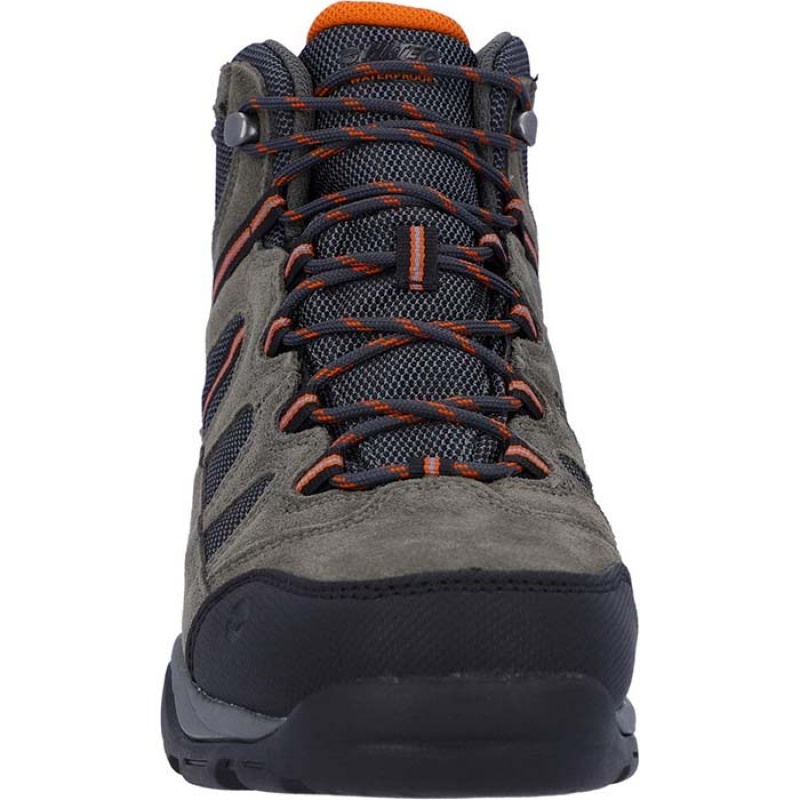 Botas Montaña Hi-Tec Bandera II Anchos Hombre Grises | MX15-59