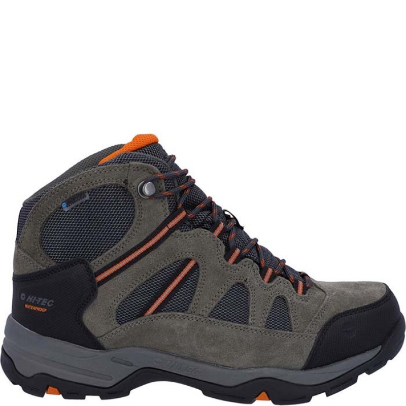 Botas Montaña Hi-Tec Bandera II Anchos Hombre Grises | MX15-59