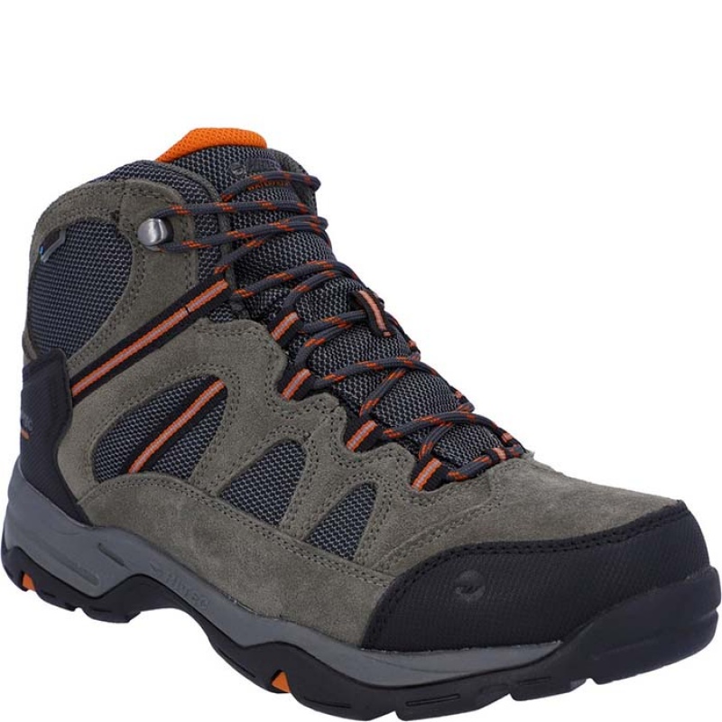 Botas Montaña Hi-Tec Bandera II Anchos Hombre Grises | MX15-59