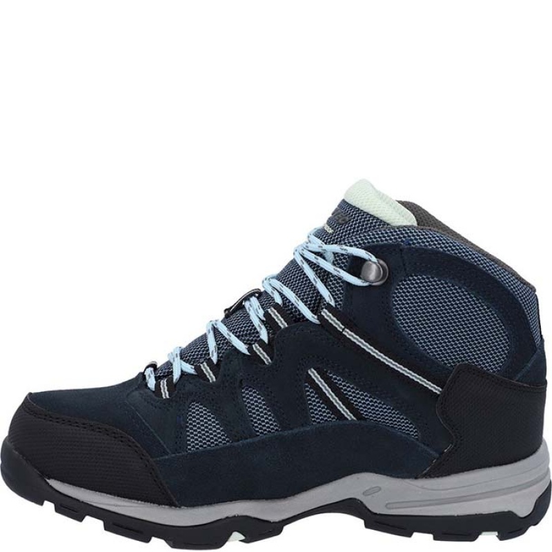 Botas Montaña Hi-Tec Bandera II Mujer Azules | MX53-04