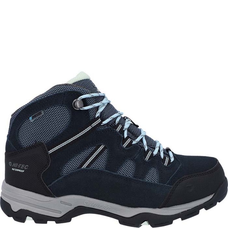 Botas Montaña Hi-Tec Bandera II Mujer Azules | MX53-04