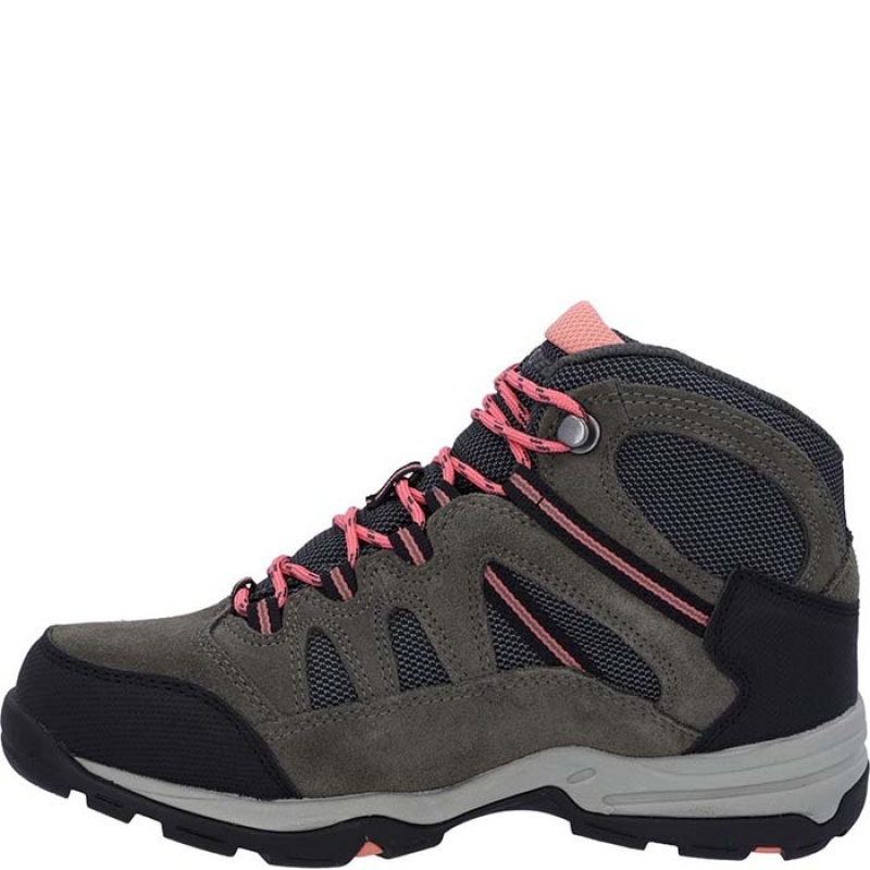 Botas Montaña Hi-Tec Bandera II Mujer Grises | MX89-80