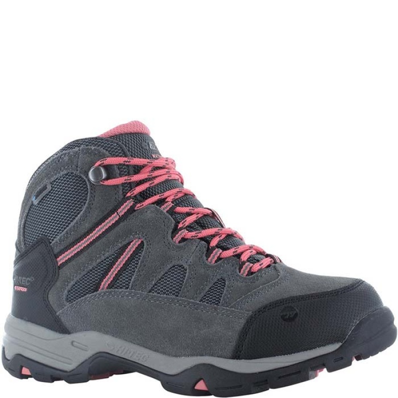 Botas Montaña Hi-Tec Bandera II Mujer Grises | MX89-80