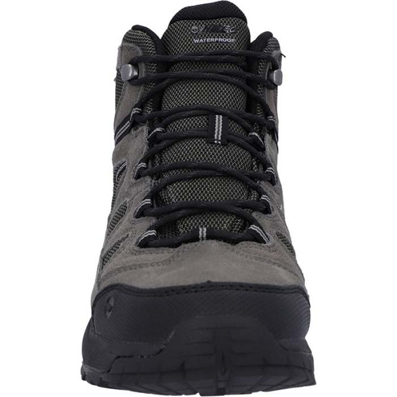 Botas Montaña Hi-Tec Bandera Lite Hombre Verde Oliva | MX34-36