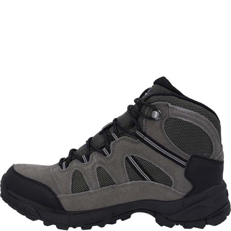 Botas Montaña Hi-Tec Bandera Lite Hombre Verde Oliva | MX34-36