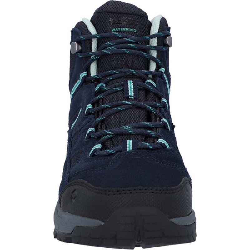 Botas Montaña Hi-Tec Bandera Lite Mujer Azules | MX18-23