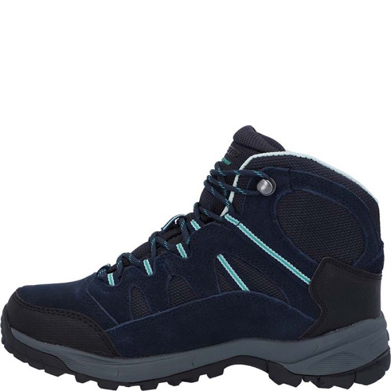 Botas Montaña Hi-Tec Bandera Lite Mujer Azules | MX18-23