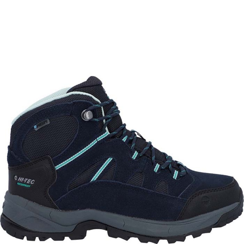 Botas Montaña Hi-Tec Bandera Lite Mujer Azules | MX18-23