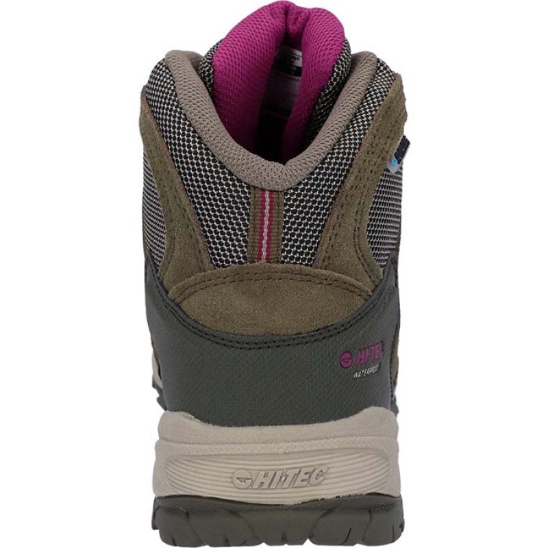 Botas Montaña Hi-Tec Bandera Lite Mujer Taupe | MX23-17