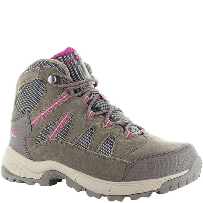 Botas Montaña Hi-Tec Bandera Lite Mujer Taupe | MX23-17