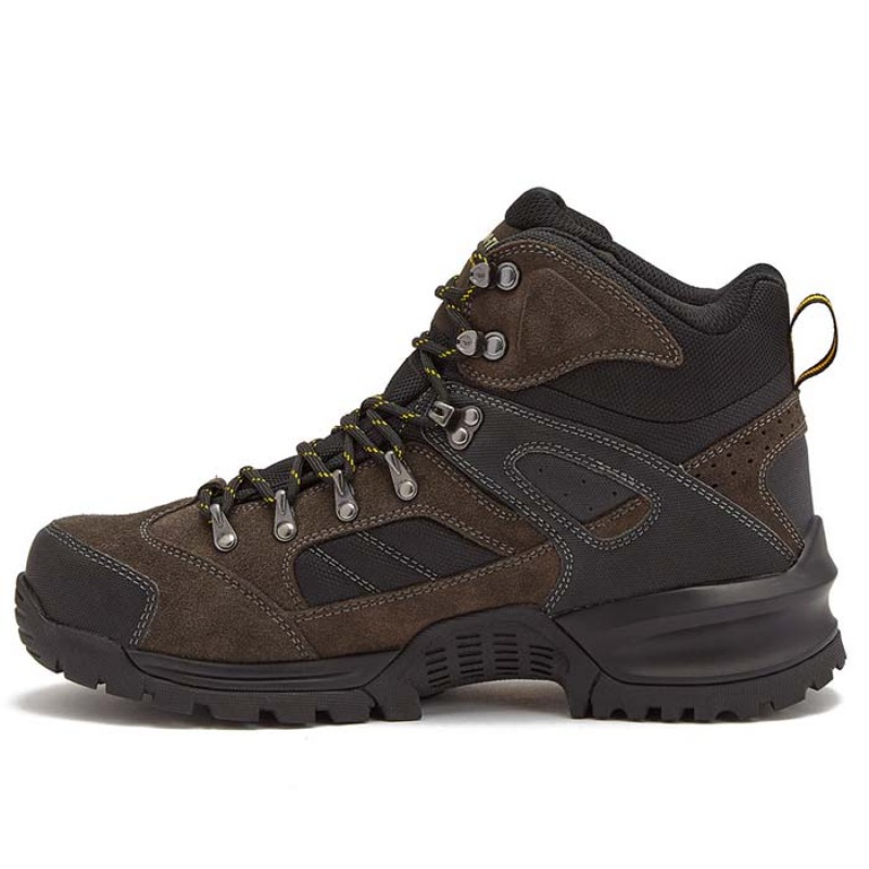 Botas Montaña Hi-Tec Black Rock Mid WP Hombre Grises | MX39-98