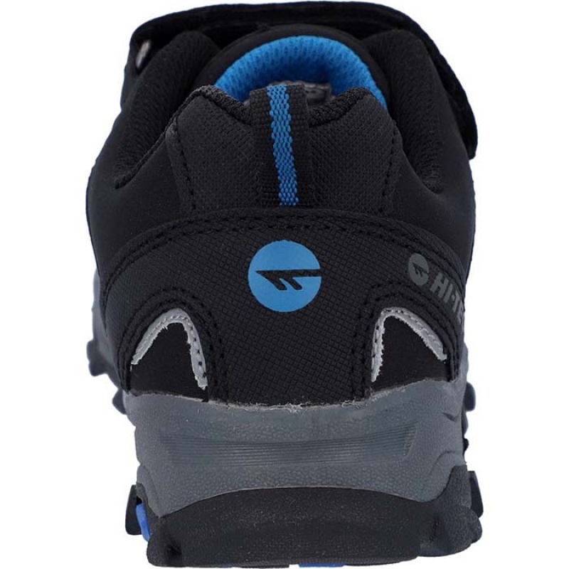 Botas Montaña Hi-Tec Blackout Low Niños Negros | MX06-91