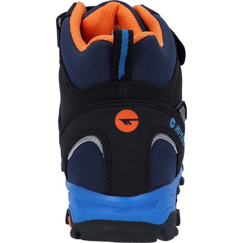 Botas Montaña Hi-Tec Blackout Mid Niños Azul Marino | MX87-65