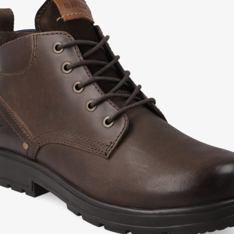 Botas Montaña Hi-Tec Boran Mid Hombre Marrom | MX03-37