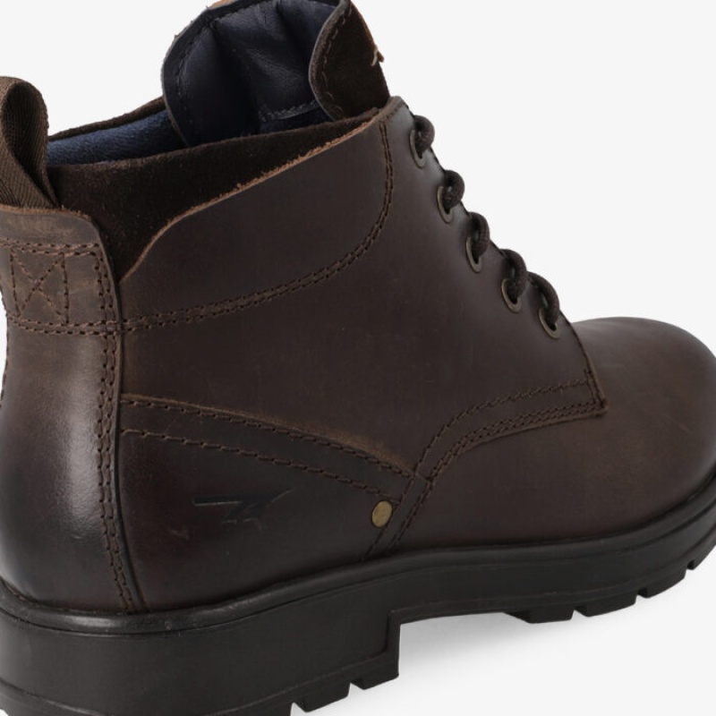 Botas Montaña Hi-Tec Boran Mid Hombre Marrom | MX03-37