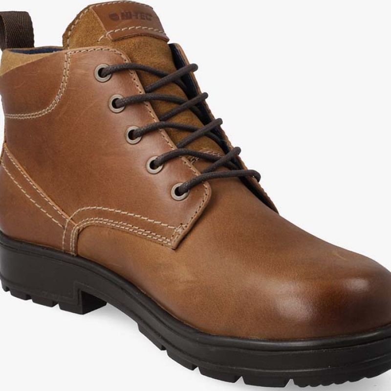 Botas Montaña Hi-Tec Boran Mid Hombre Tan | MX45-15