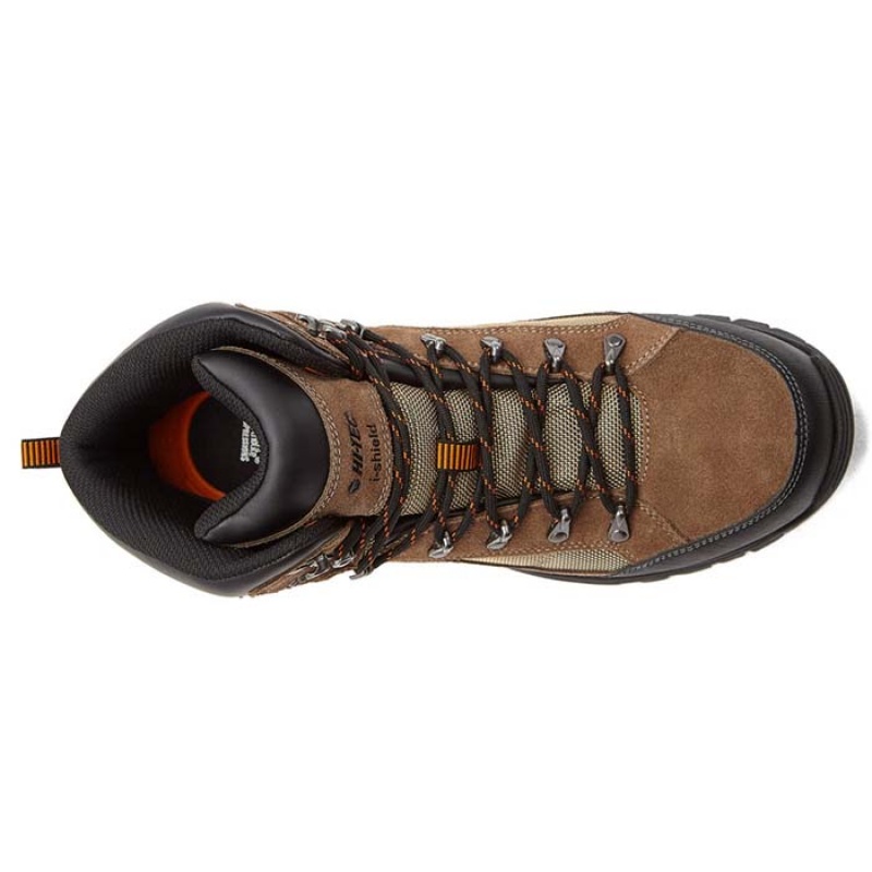 Botas Montaña Hi-Tec Inca Mid WP Hombre Marrom | MX75-84