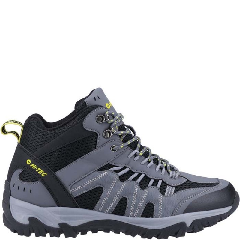 Botas Montaña Hi-Tec Jaguar Mid Hombre Grises | MX84-58