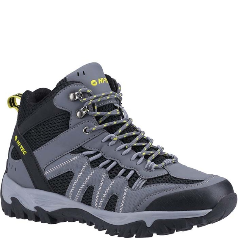 Botas Montaña Hi-Tec Jaguar Mid Hombre Grises | MX84-58