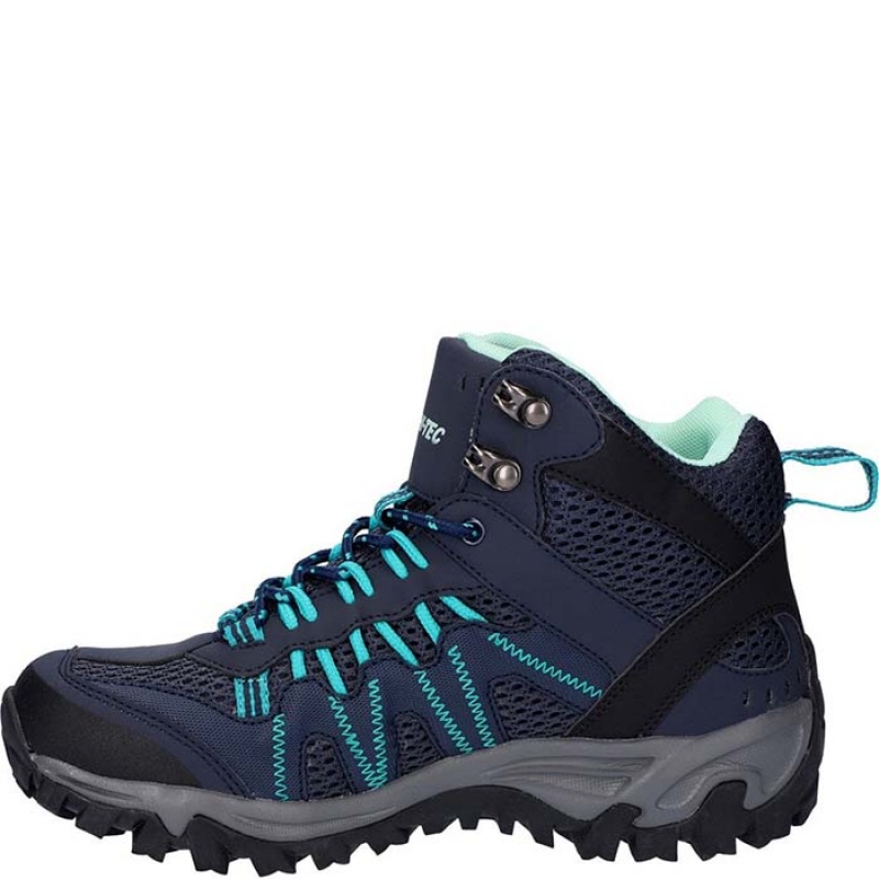 Botas Montaña Hi-Tec Jaguar Mid Mujer Azules | MX76-90