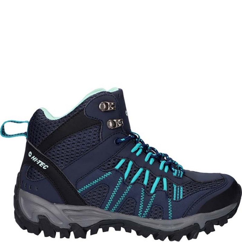 Botas Montaña Hi-Tec Jaguar Mid Mujer Azules | MX76-90