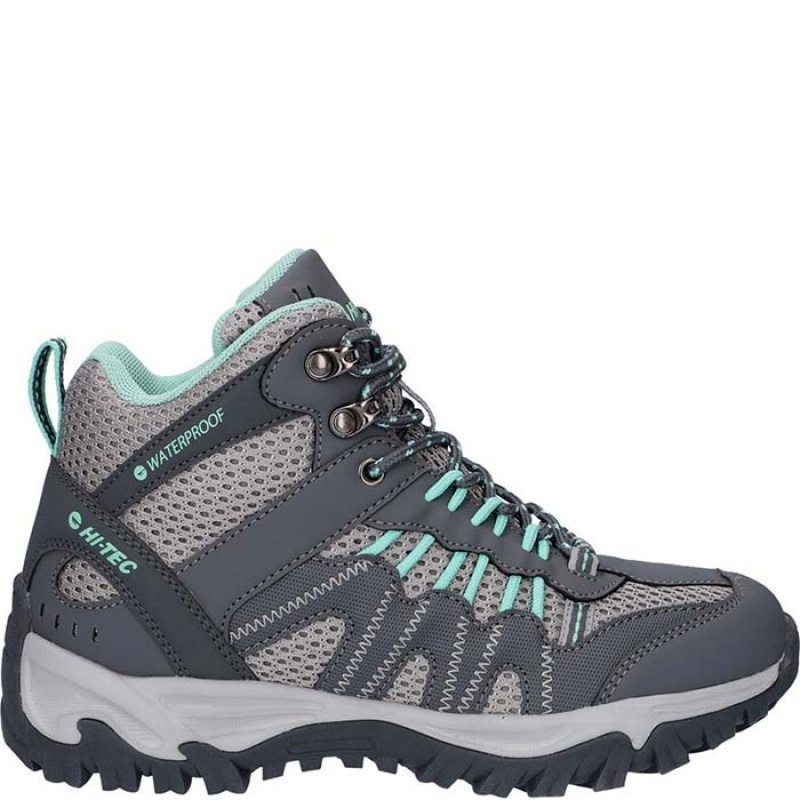 Botas Montaña Hi-Tec Jaguar Mid Mujer Grises | MX61-37