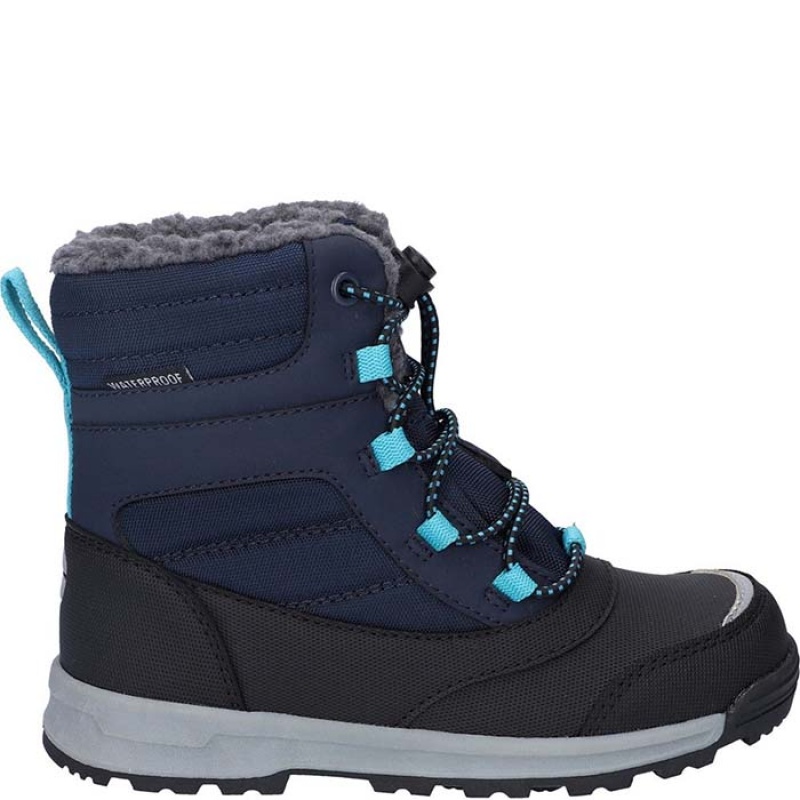 Botas Montaña Hi-Tec Leo Niños Azules | MX97-29