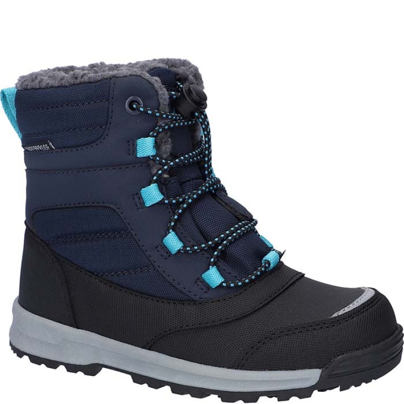 Botas Montaña Hi-Tec Leo Niños Azules | MX97-29