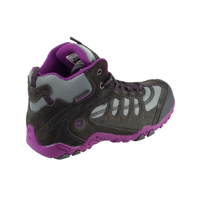 Botas Montaña Hi-Tec Penrith Niños Morados | MX06-34