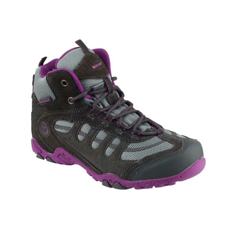 Botas Montaña Hi-Tec Penrith Niños Morados | MX06-34