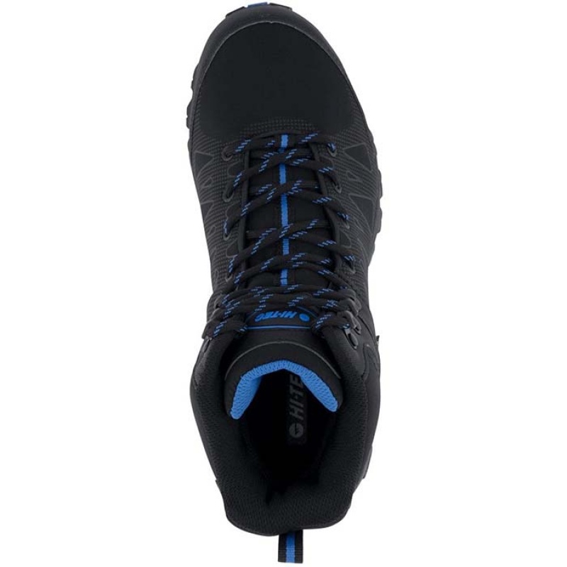 Botas Montaña Hi-Tec Raven Mid Hombre Azules | MX19-14