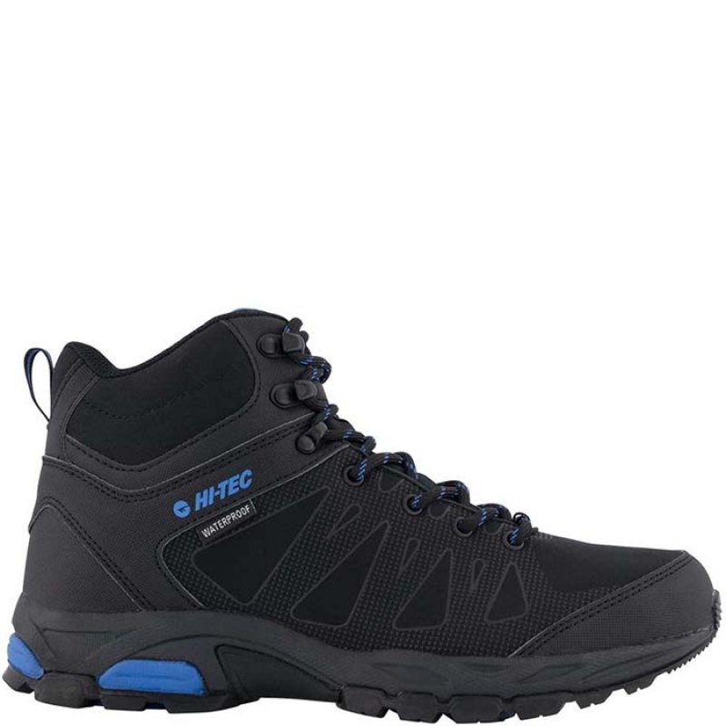 Botas Montaña Hi-Tec Raven Mid Hombre Azules | MX19-14