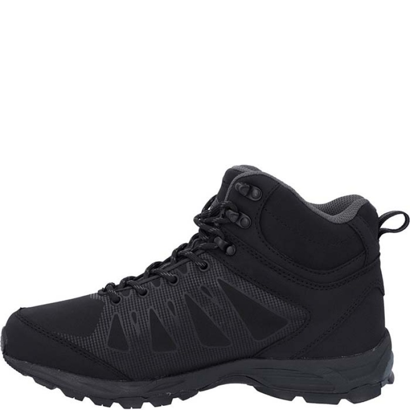 Botas Montaña Hi-Tec Raven Mid Hombre Negros | MX62-48