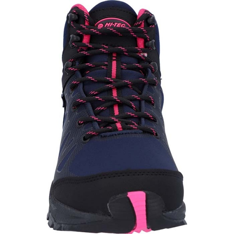 Botas Montaña Hi-Tec Raven Mid Mujer Azul Marino | MX42-35