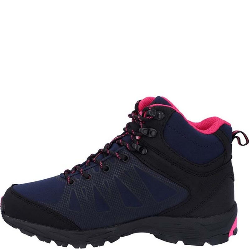 Botas Montaña Hi-Tec Raven Mid Mujer Azul Marino | MX42-35